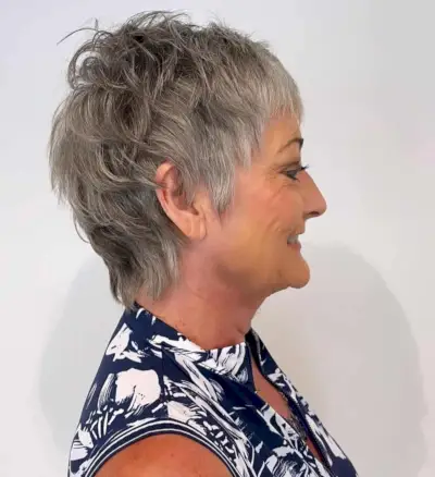 Classic shag for 60-year-old women