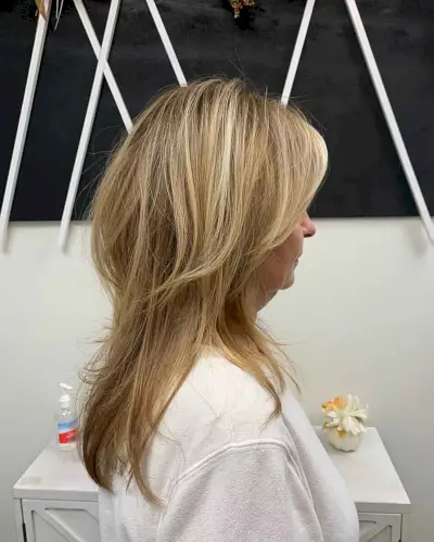 Razored Shag with Tousled Layers for Fine Hair