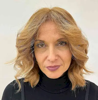 Shoulder-Length Cut for 50 Year Old Women