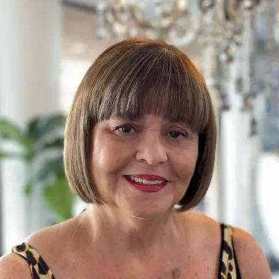 Short Blunt Bob with Fringe for Ladies Sixty and Over