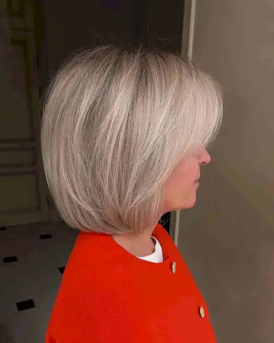 Bob with Blended Layers for Old Ladies