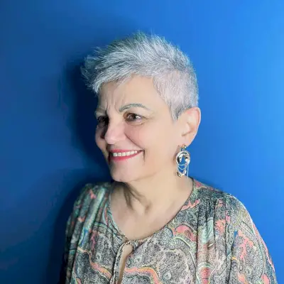 Edgy Spiky Pixie for ladies over seventy