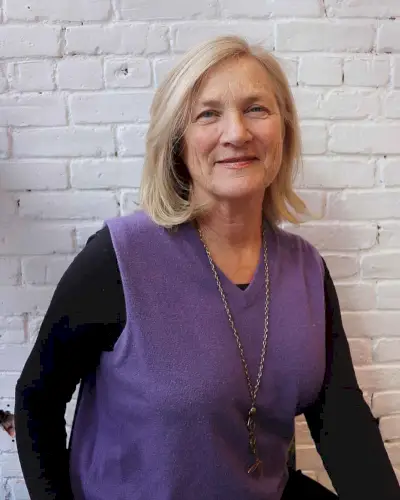 shoulder-length bob with a side part