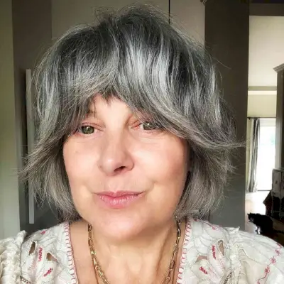 Shagged Cut with Face-Framing Bangs