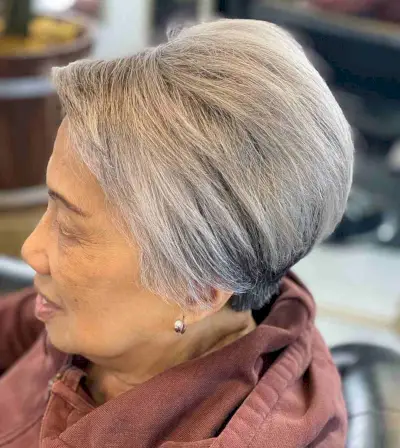 Stacked Pixie Bob for Older Ladies Past 50