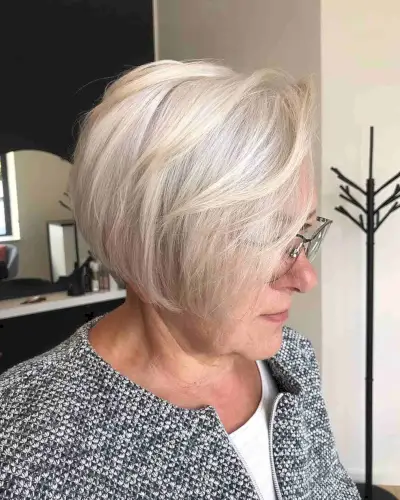 Long Pixie Bob on Thin Hair for Ladies in Their 50s