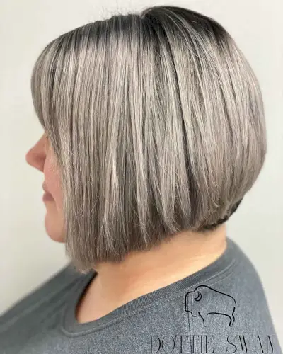 Inverted Bob for Women in Their 40s