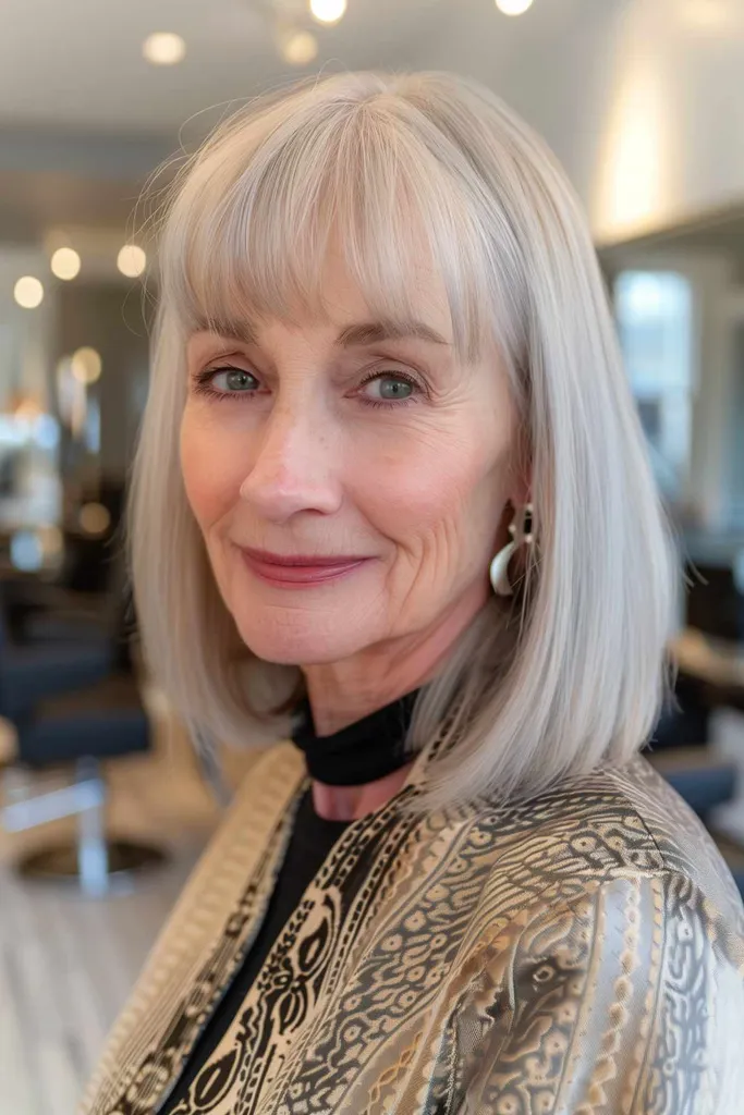 25 kobiet po 70. roku życia udowadnia, że ​​w 2026 r. też mogą robić grzywkę