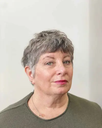 Tousled Pixie Shag with a Fringe 