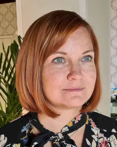 Pumpkin Spice Fall Hair Color