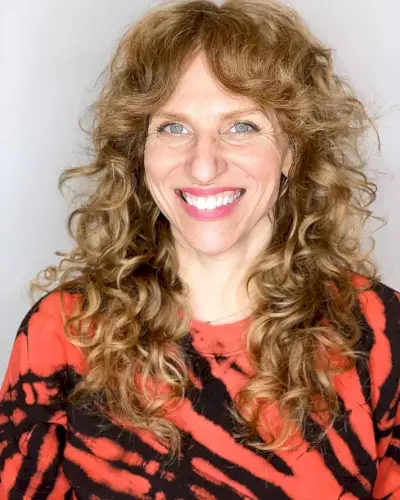 Long Shag with Long Curtain Bangs