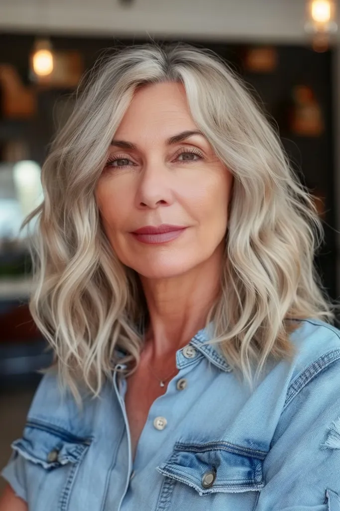 高齢者向けのビーチウェーブのあるエッジの効いたロブ' title=