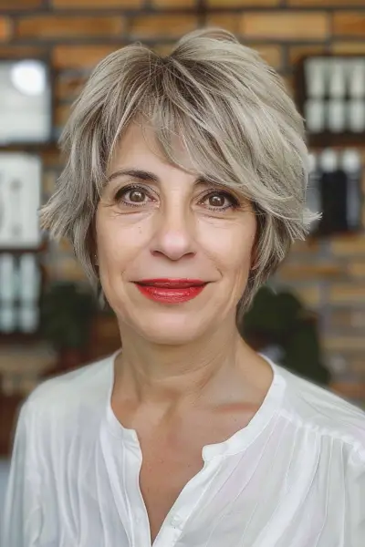 Modern Shaggy Bowl Cut