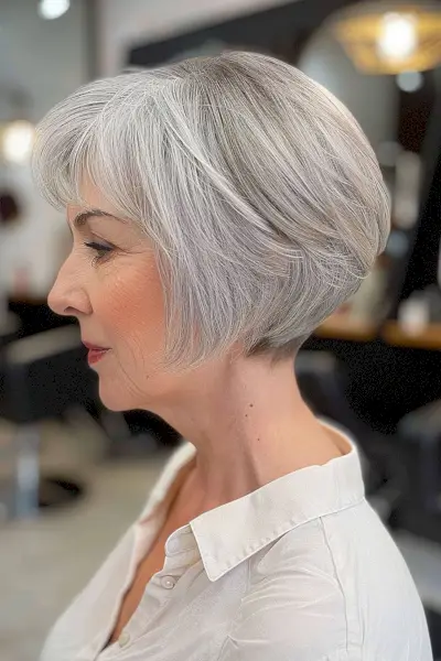 Jaw-Length Stacked Pixie Bob