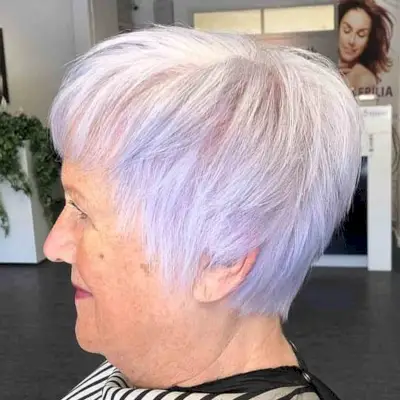 Mature Tapered Bob Cut for 60-Year-Olds with Thin Hair