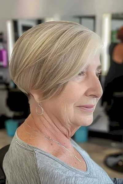 Short Pixie Bob for Women Over 60