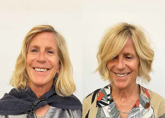 Wavy Bob for Mature Women Over 60