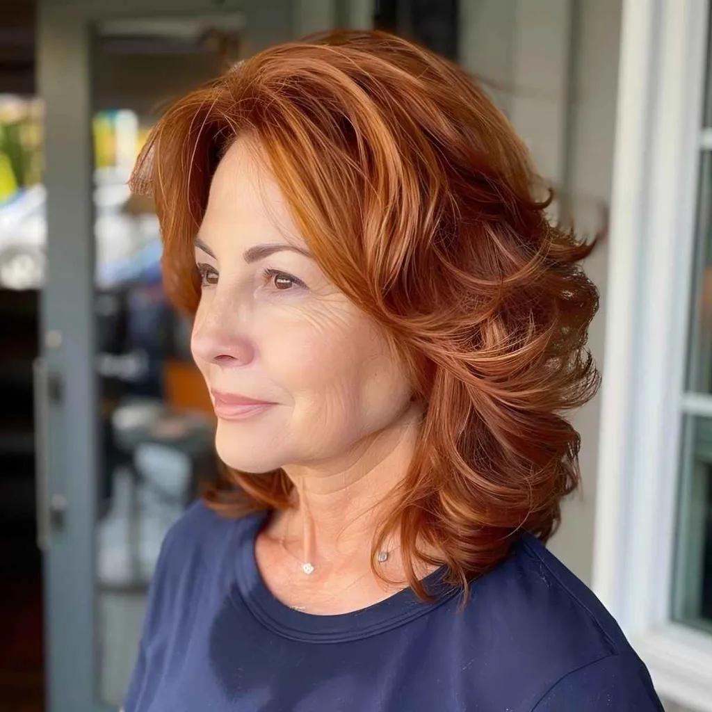 kastanje-kaneelmix voor vrouwen van in de vijftig' title=