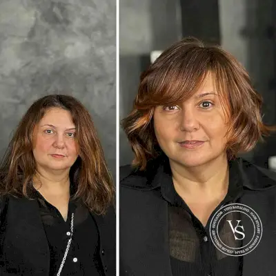 29 frisurer til at tabe sig for kvinder i alderen 50 år med runde ansigter