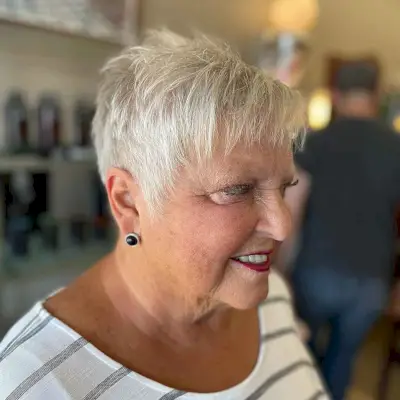 Edgy Pixie with Bangs 