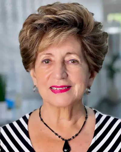 Wash-and-Wear Gorgeous Highlighted Hair for Ladies Over Sixty