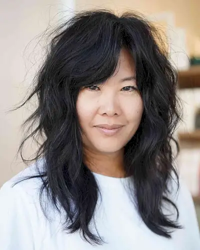 Very Fluffy Mid-Length Cut for Ladies Over Forty