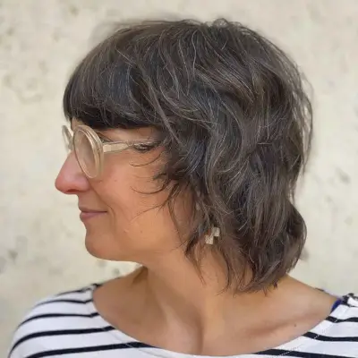 Low-Maintenance Shag for Fine Hair