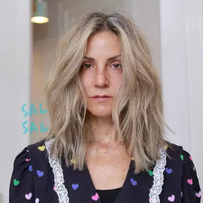 Medium Layered Hair for Women in Their 40s