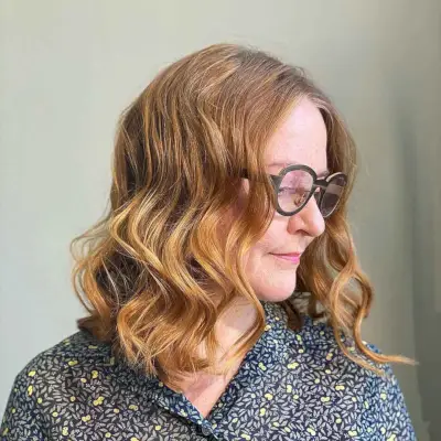 Medium-Length Very Long Bob for Women Passed 40