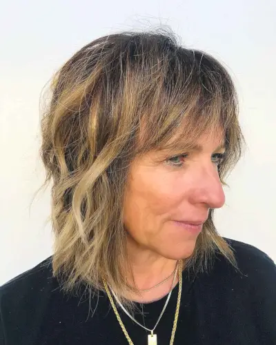 Edgy Choppy Bob with Layers