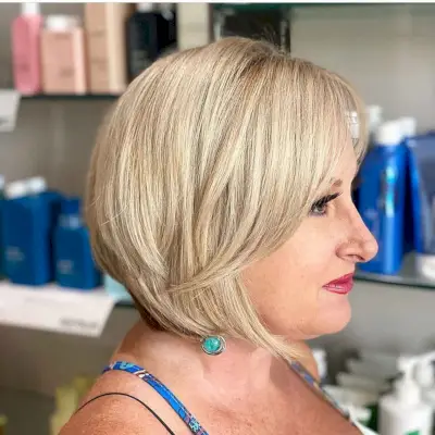 Soft Medium-Length Bob for Thinning Hair