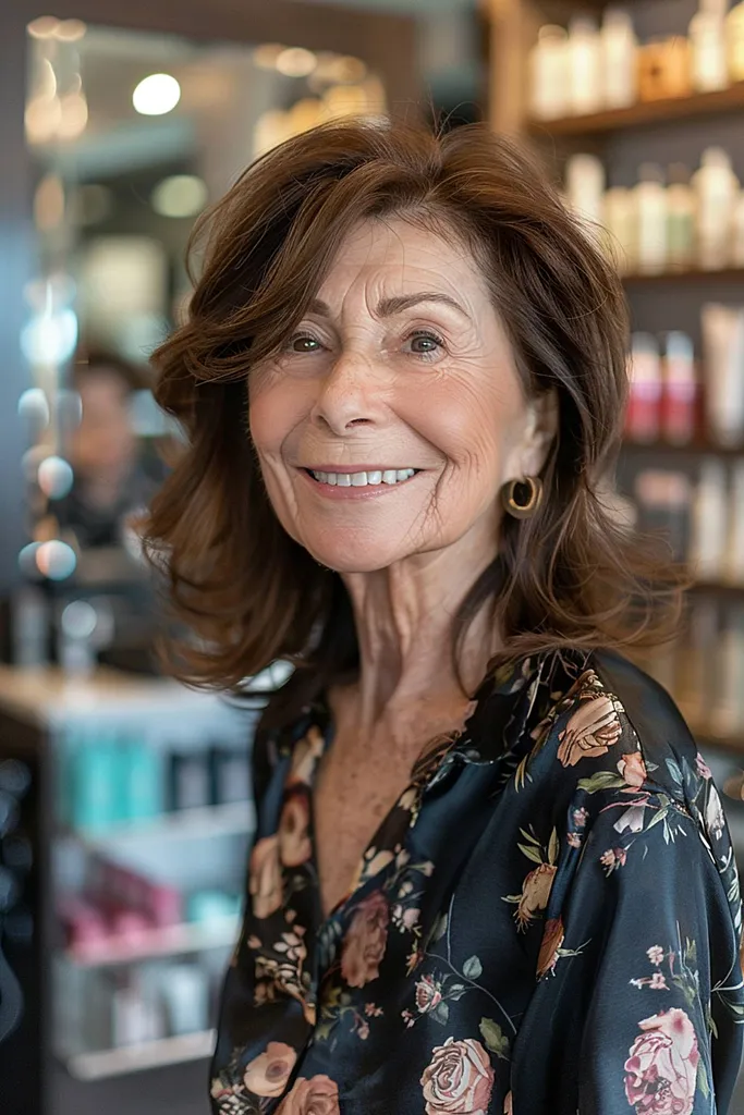 細い髪のためのウェーブのあるシャギー乱雑なボブ' title=