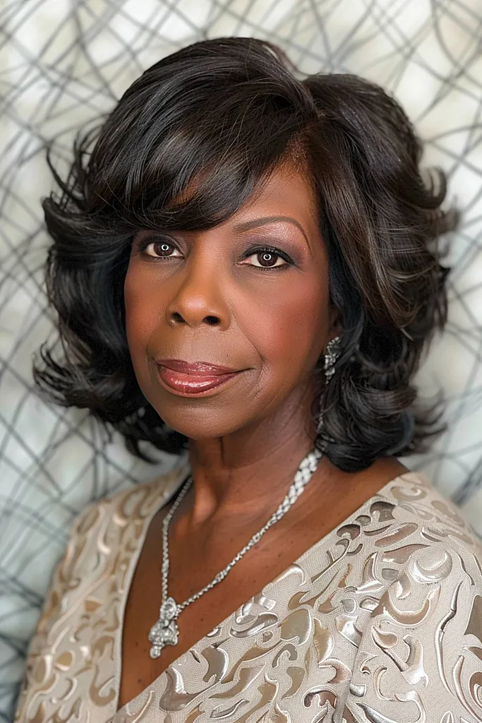 細い髪のためのカールのあるロングボブ' title=