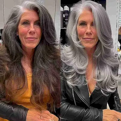 26 nádherných forem, jejichž starší ženy zasadí šedé vlasy