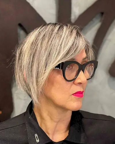 Professional Chic Short Hair for Older Women