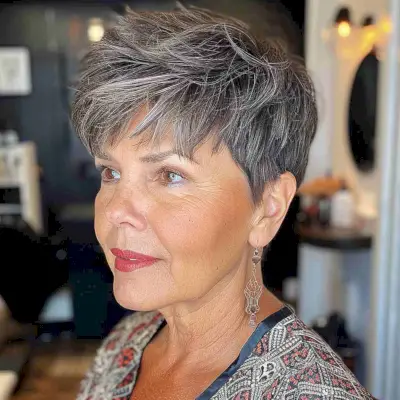 spunky pixie for women over 50