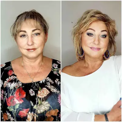 textured bob with soft layers