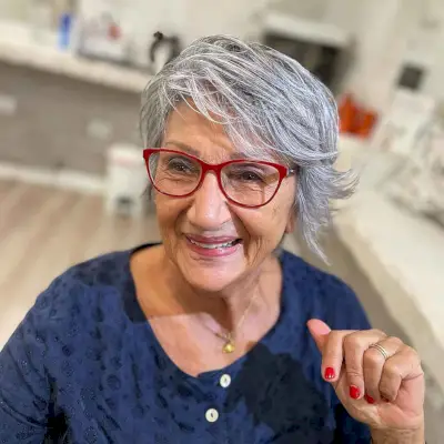 chic and sporty bob for women over 60