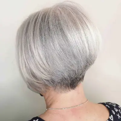 very short wedge for ladies past sixty