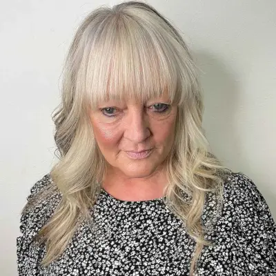 Long Layers and Fringe for a 60-year-old lady