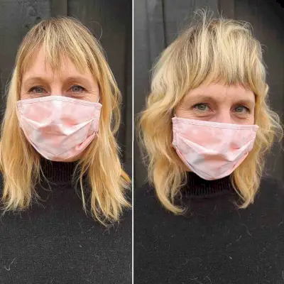 70s Wavy Shag Haircut with Face-Framing Bangs