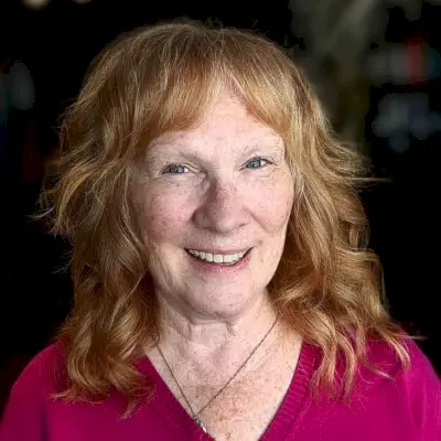 Medium-Length Shag Cut with Curtain Bangs for Women over 60