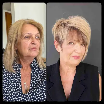 Side-Swept Pixie with Fringe for Ladies 60 and Over 