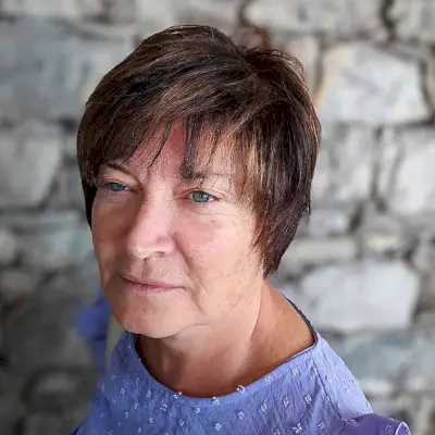 Easy-Styling Straight Short Hair with Wispy Bangs for Women Over 50