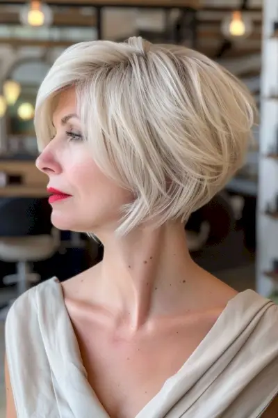 Pixie Bob Haircut with Stacked Layers