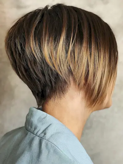 Pixie + Short Stacked Bob