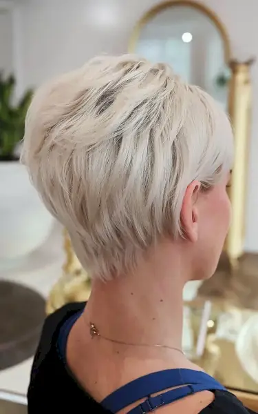 Very Short Stacked Pixie Bob