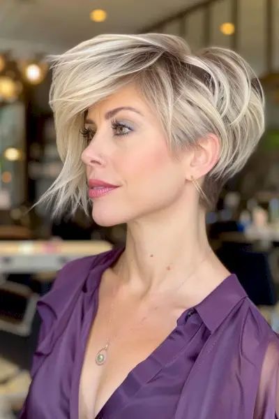 Stacked Asymmetrical Pixie Bob