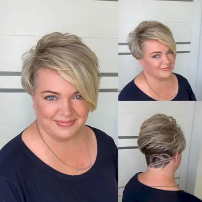 Longer pixie with an undercut