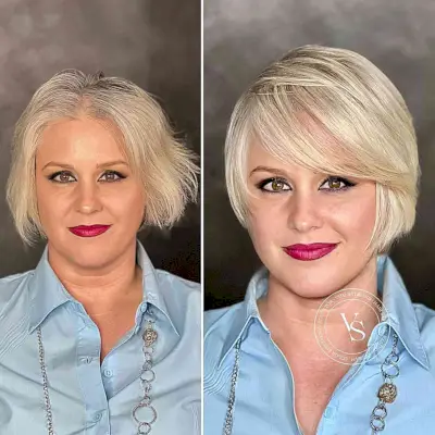 Vanilla Bixie Cut for Round Faces and for ladies with straight hair